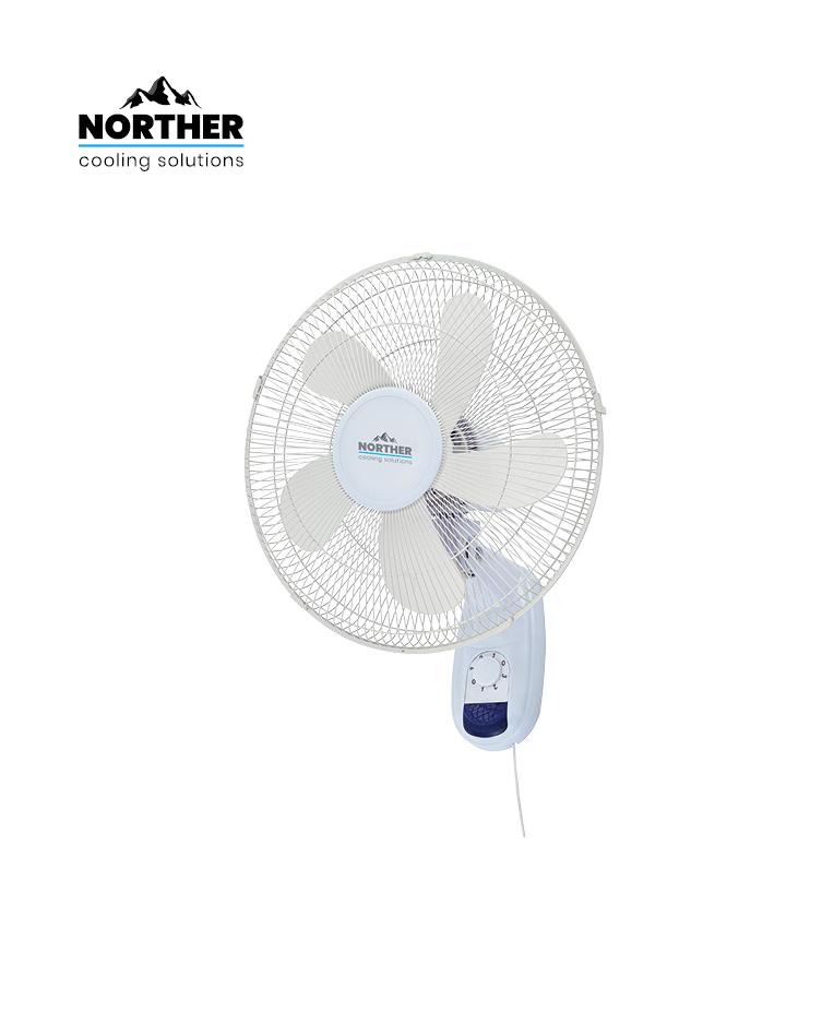 מאוורר 55W קיר חוט משיכה לבן NORTHER